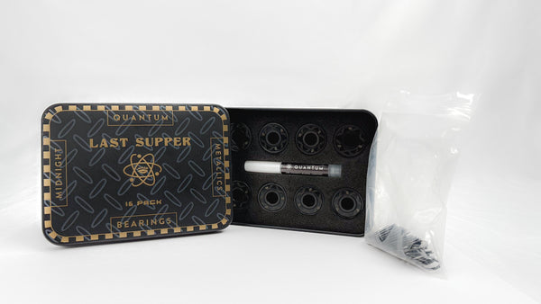 Last Supper x Quantum Bearing Science: Midnight Metallic Series Bearings