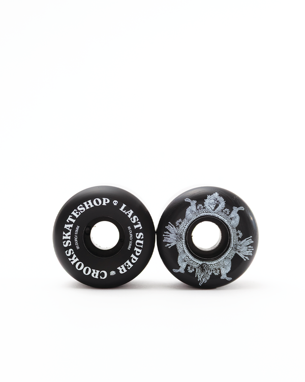 Last Supper x Crooks Skateshop (53mm/95a) Conical Wide Skateboard Wheels