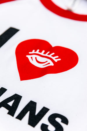 I <3 Lesbians Baby Tee (Red)