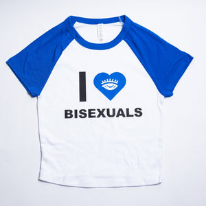 I Love Bisexuals Pride Baby Tee