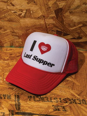 I Heart Last Supper Trucker (Red)