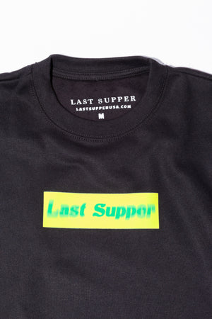 Last Supper box logo crewneck sweatshirt oversized streetwear fit