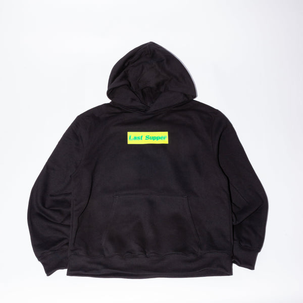Last Supper box logo hoodie streetwear oversized fit