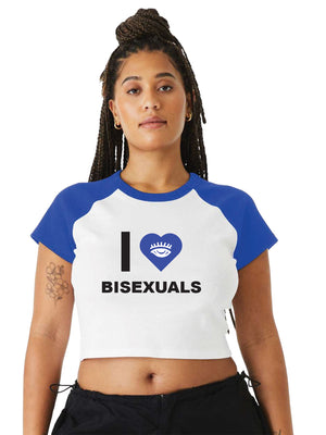 I Love Bisexuals Pride Baby Tee